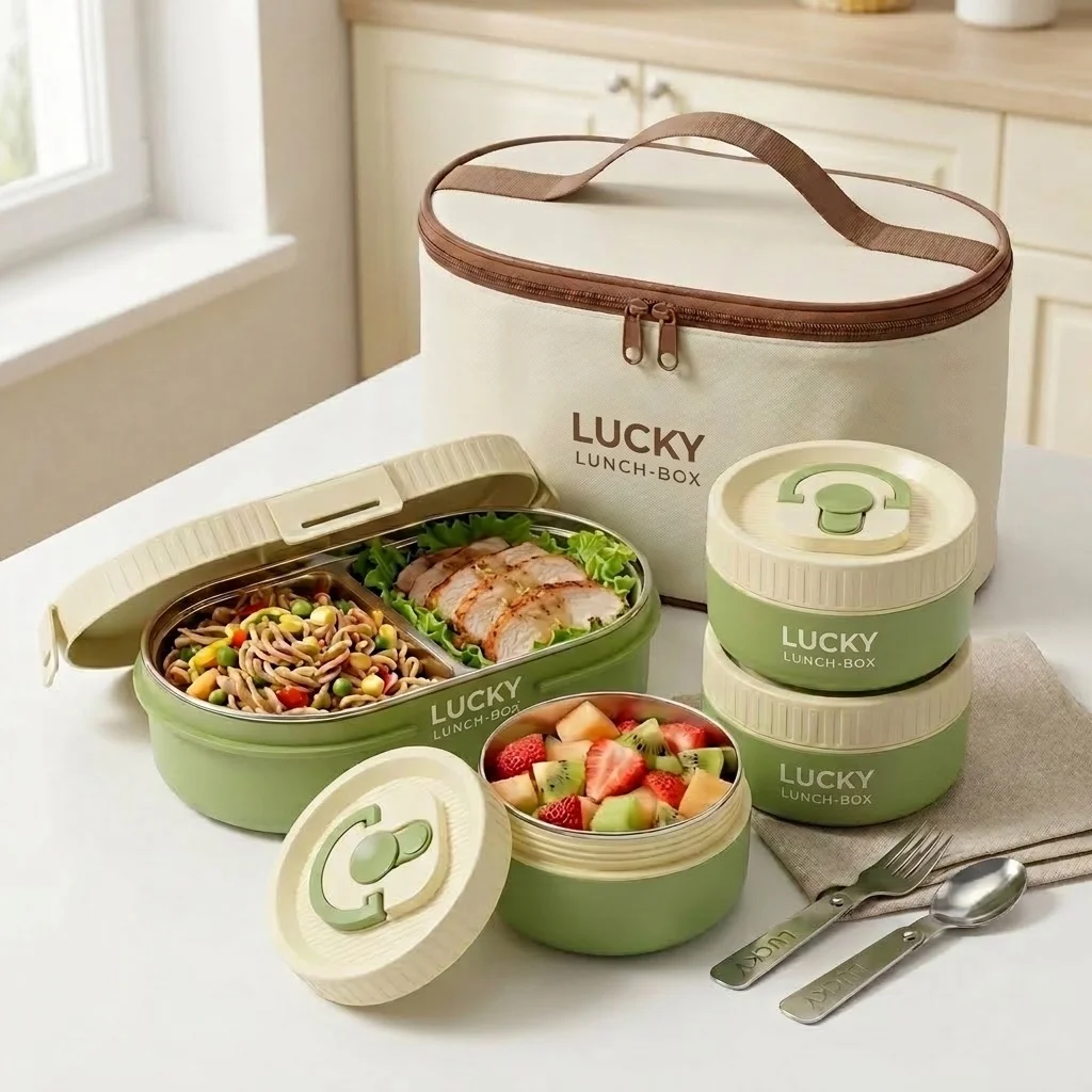 Meal Prep Or Prep Meal - Termiczny pojemnik na lunch z uchwytem,