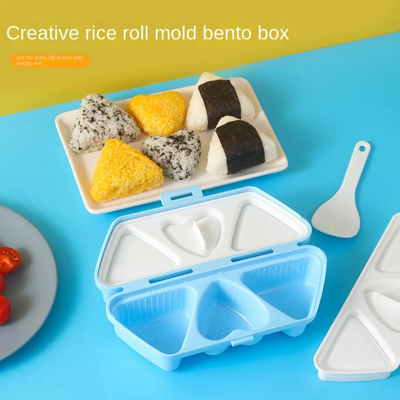 Meal Prep With Rice - Składane przenośne trójkątne narzędzie do sushi
