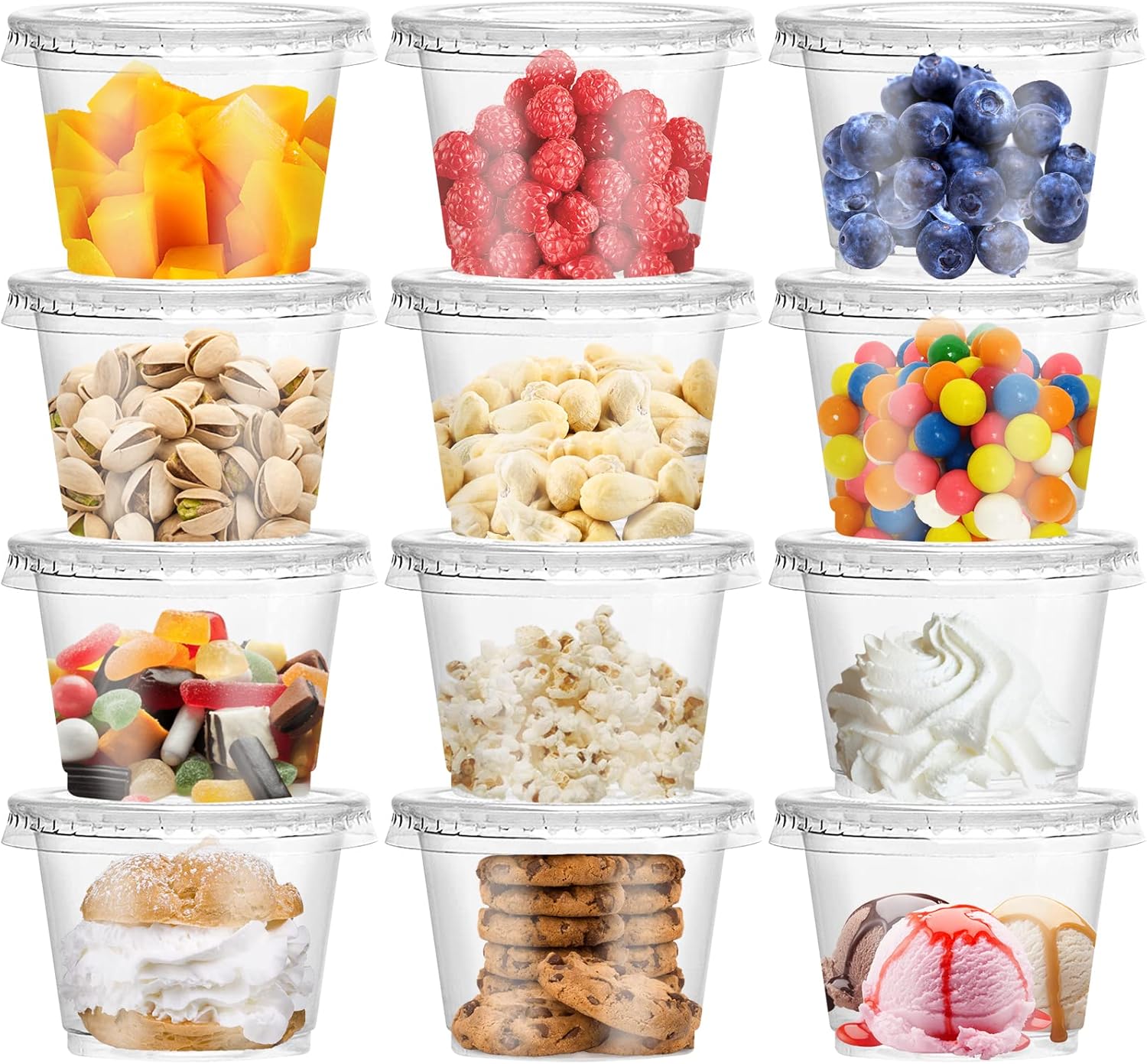Plastikowe kubki na parfait 8/ – Sauce Dipping Cup recenzja i cena